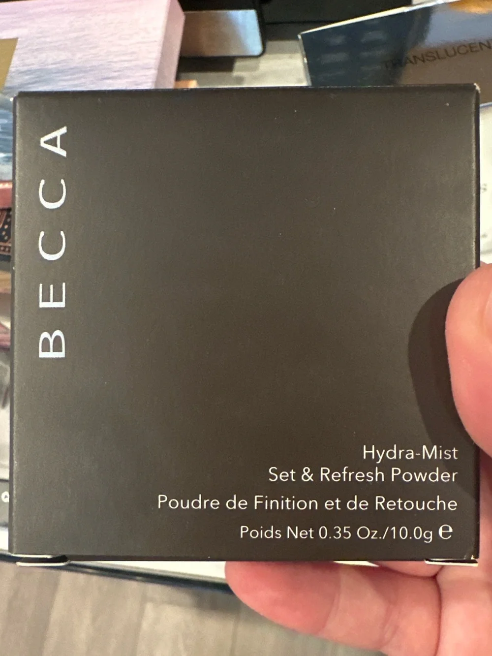 NEW BECCA Hydra-Mist Set & Refresh Powder Compact 0.35 oz NIB Discontinued ❤️